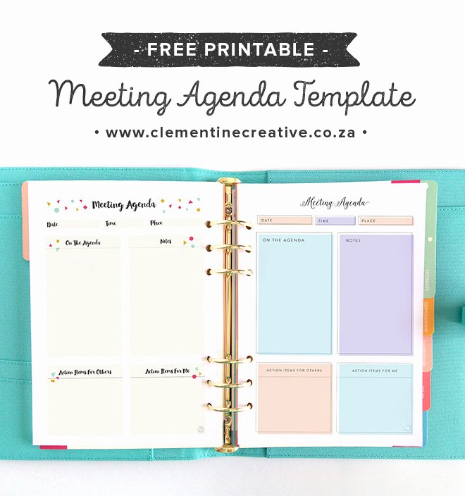 Family Meeting Agenda Templates Lovely Free Pretty Printable Meeting Agenda Templates