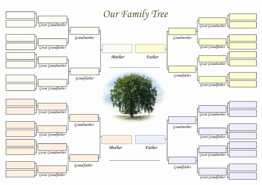 Family Tree Template Free Inspirational 50 Free Family Tree Templates Word Excel Pdf