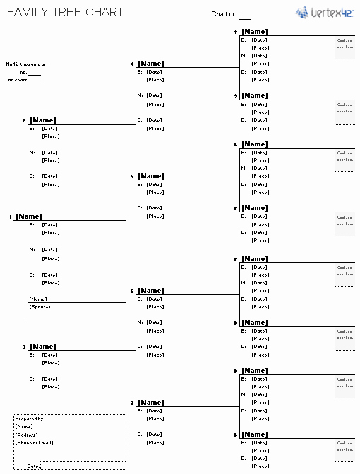 Family Tree Template Free Unique 12 Best Of Family Tree Pedigree Chart Worksheet 6