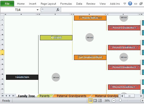 Family Tree Templates Excel Best Of Family Tree Template for Excel