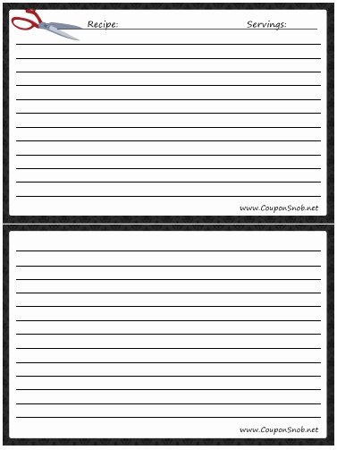 Fillable Recipe Card Template Awesome 40 Recipe Card Template and Free Printables – Tip Junkie