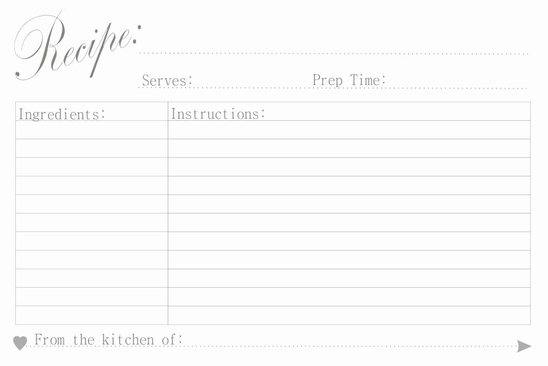 Fillable Recipe Card Template Best Of Pin by Babetta Bogia On My forever with You =]
