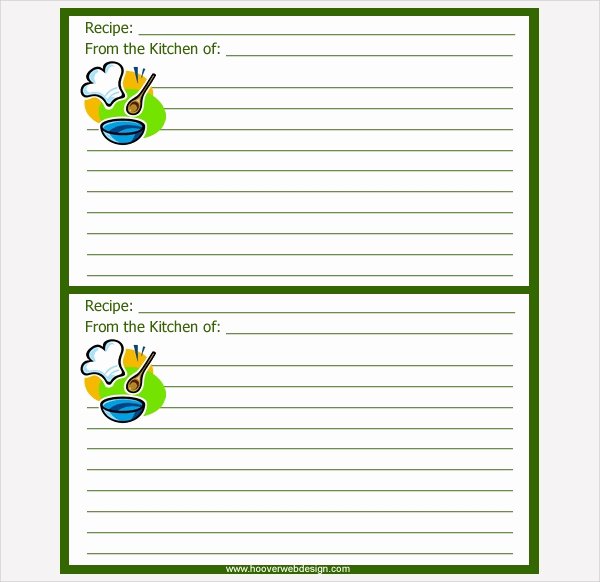 Fillable Recipe Card Template Lovely 17 Recipe Card Templates Free Psd Word Pdf Eps