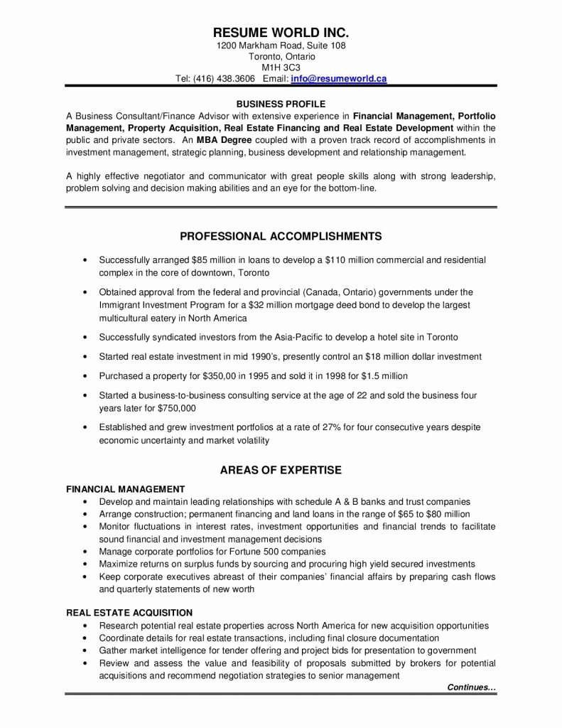 Finance Resume Template Word Best Of Executive Resume Template 31 Free Word Pdf Indesign