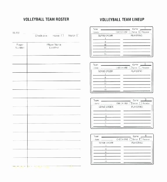 Football Depth Chart Template Excel Awesome School Roster Template