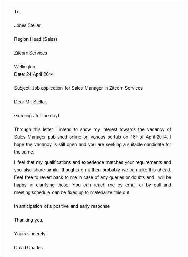 Formal Business Letter Template New Free 28 Sample Business Letters format In Pdf