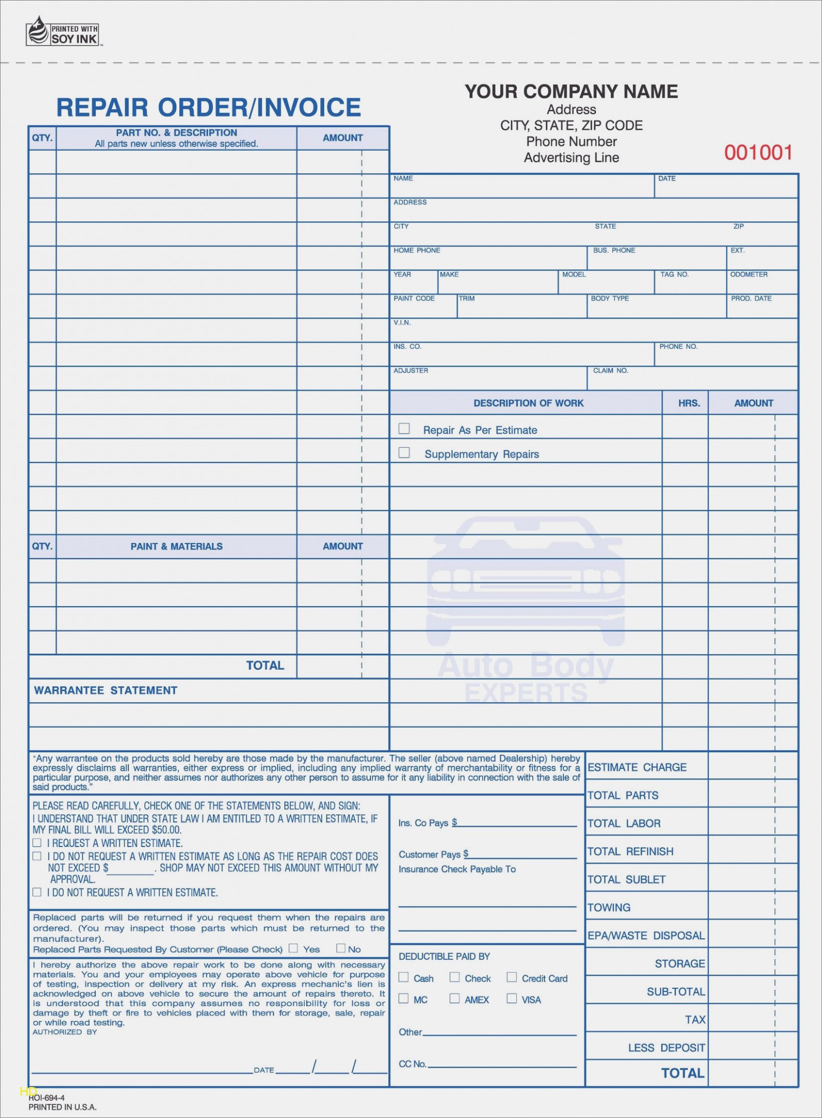 Free Auto Repair Invoice Template Lovely 15 Doubts About Free Auto