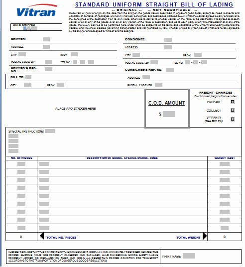 Free Bill Of Lading Template Fresh 21 Free Bill Of Lading Template Word Excel formats