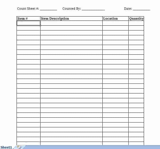 Free Blank Excel Spreadsheet Templates Lovely 18 Inventory Spreadsheet Templates Excel Templates