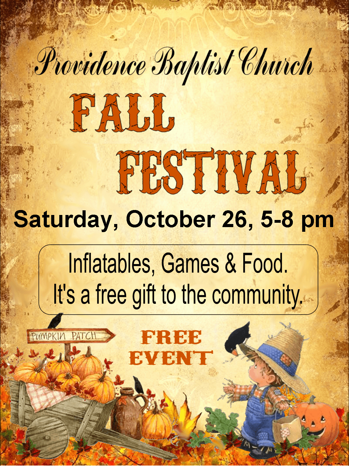 Free Church Flyer Templates Inspirational Providence Baptist Church Invites Everyone Out to their