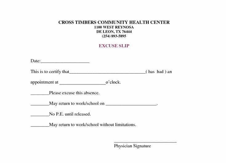 Free Doctor Excuse Templates New 27 Free Doctor Note Excuse Templates Free Template