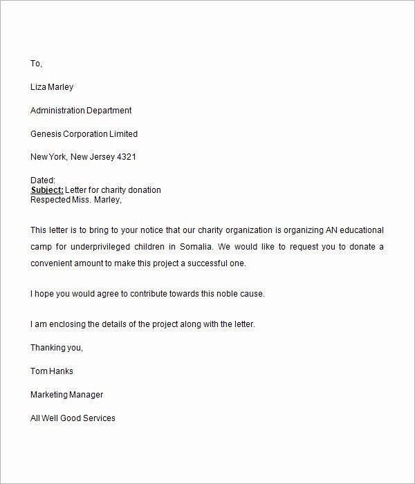 Free Donation Request form Template Fresh Donation Request Letter 8 Free Download for Word