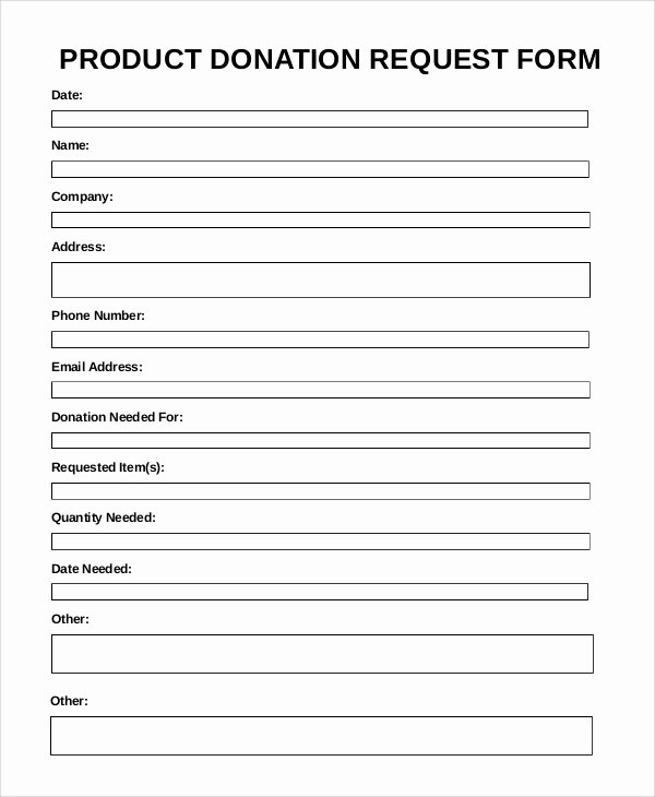 Free Donation Request form Template Inspirational 10 Sample Donation Request forms Pdf Word