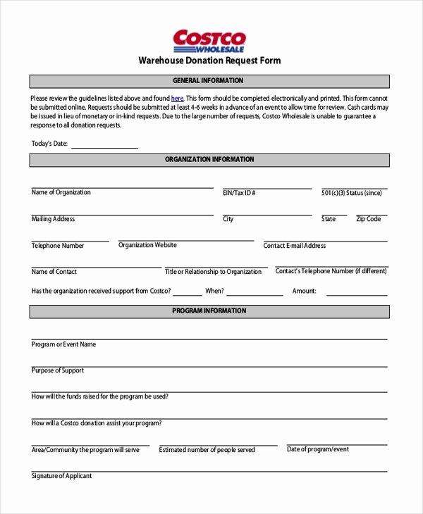 Free Donation Request form Template Lovely Sample Donation Request form 10 Free Documents In Pdf