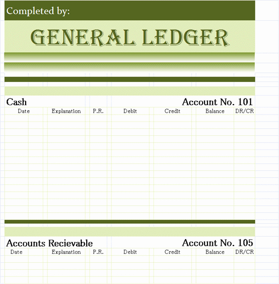 Free General Ledger Template Awesome General Ledger Templates In Excel format Xlsx