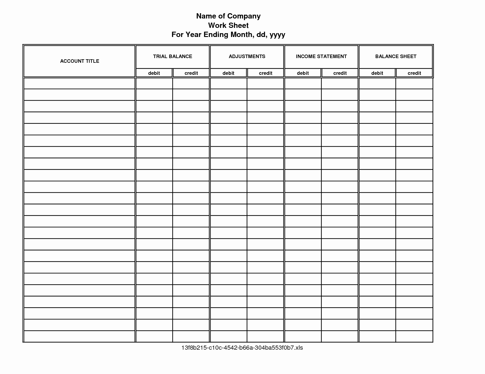 Free General Ledger Template Unique Free Printable Accounting Ledger Sheets