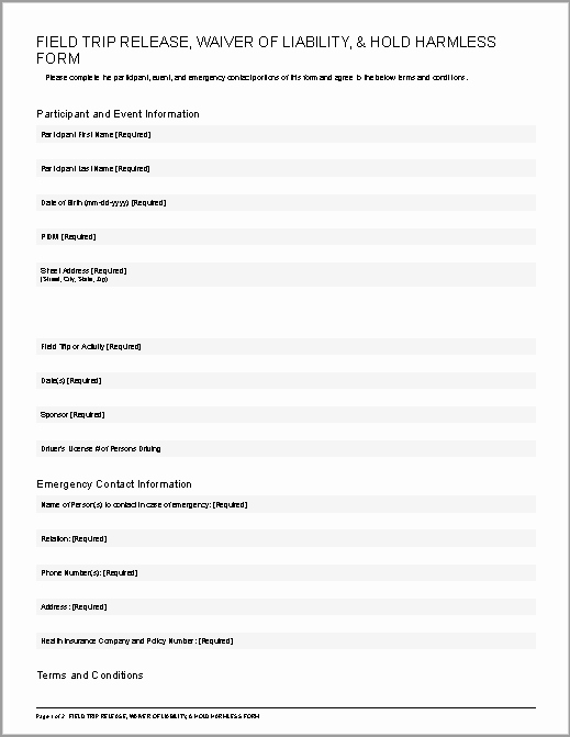 Free Hold Harmless Agreement Template Best Of 43 Free Hold Harmless Agreement Templates Ms Word and Pdfs