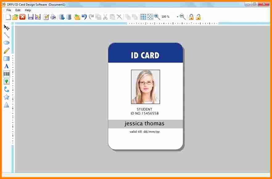 Free Id Card Template Word Beautiful 5 Employee Badge Template