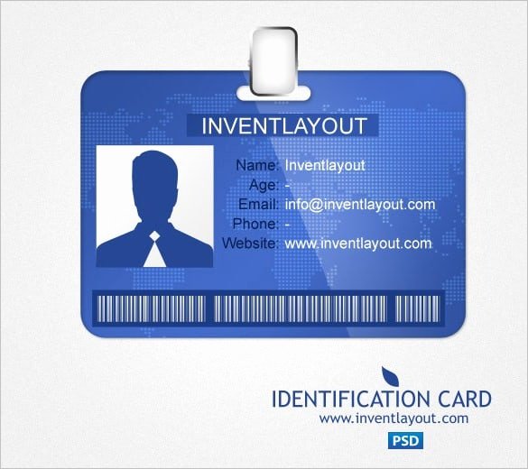 Free Id Card Template Word New Id Card Templates Word Excel Samples
