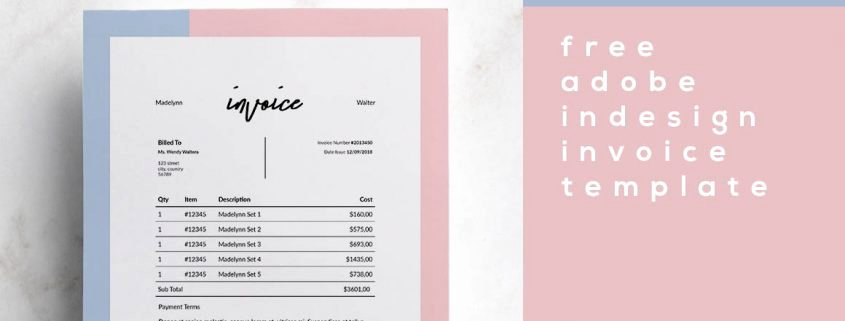 Free Indesign Invoice Template Awesome Free Indesign Invoice Template Dealjumbo