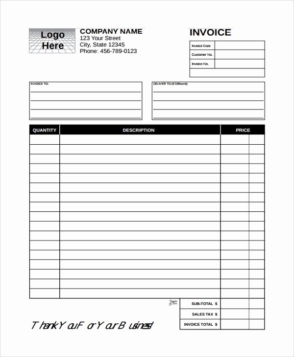 Free Indesign Invoice Template Awesome Sample Invoice 25 Documents In Pdf Word Excel