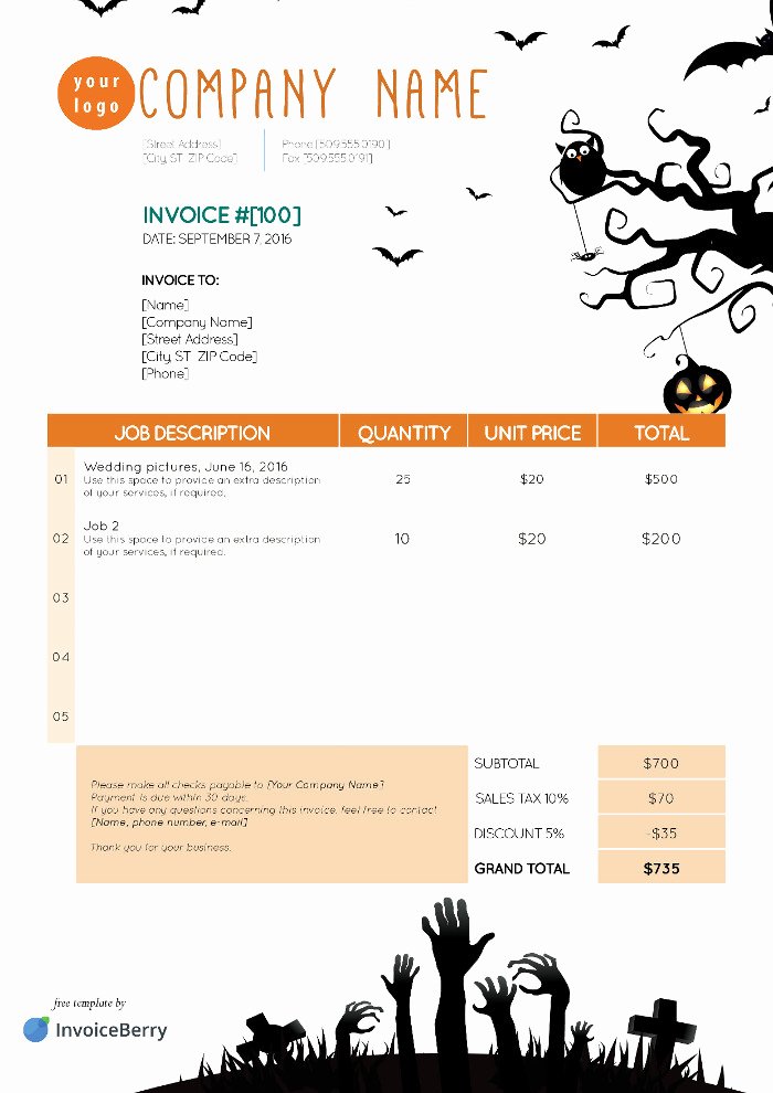 Free Indesign Invoice Template Inspirational Free Indesign Invoice Templates