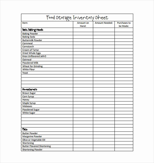Free Inventory Spreadsheet Template Fresh Restaurant Inventory Spreadsheet Template Free