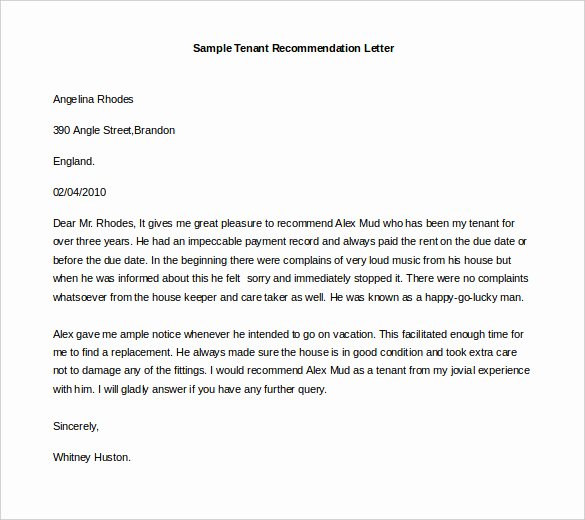 Free Letter Of Recommendation Template New 30 Re Mendation Letter Templates Pdf Doc