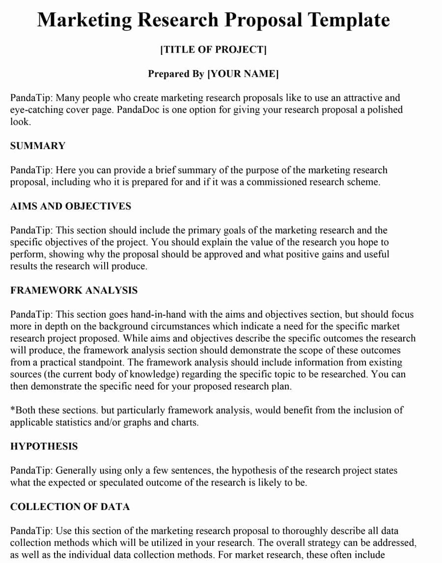 Free Marketing Proposal Template Luxury Choose From 40 Research Proposal Templates &amp; Examples 100