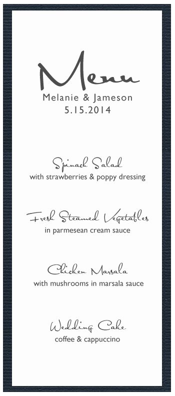 Free Menu Card Template Lovely Pin by Pjoyce1 On Wedding
