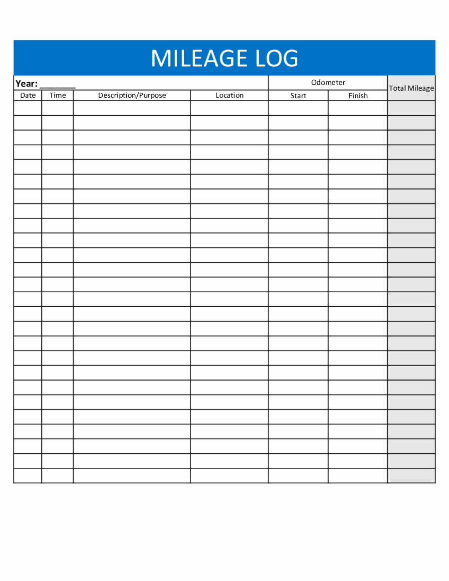 Free Mileage Log Templates Best Of 2019 Mileage Log Fillable Printable Pdf &amp; forms