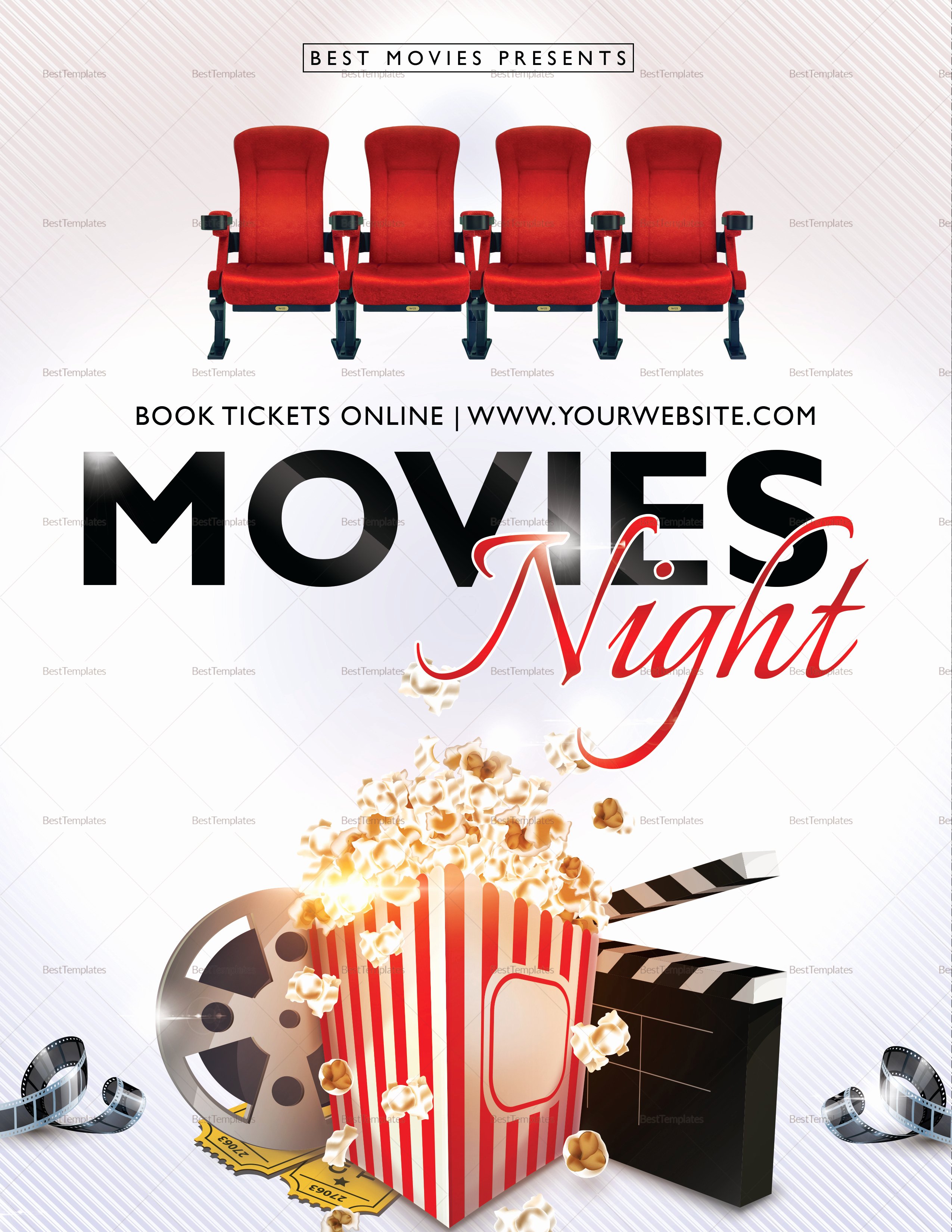 best movie night flyer