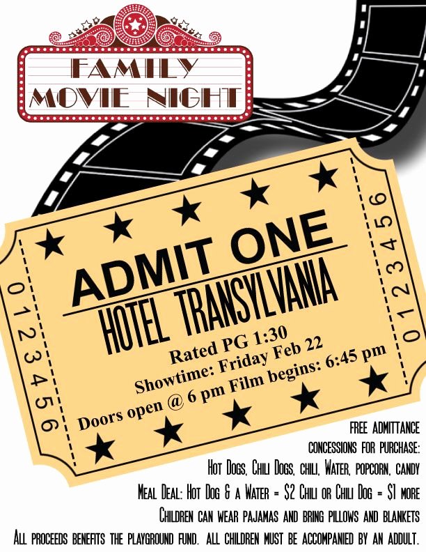 Free Movie Night Flyer Templates Lovely 418 Best Images About Volunteer Party Ideas On Pinterest