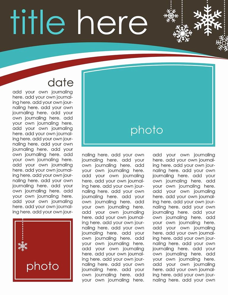 Free Office Newsletter Templates Best Of 49 Free Christmas Letter Templates that You Ll Love