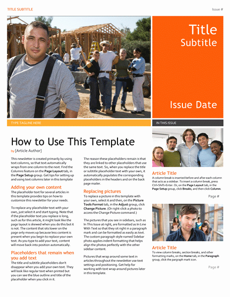 Free Office Newsletter Templates Fresh Pin by We On Template