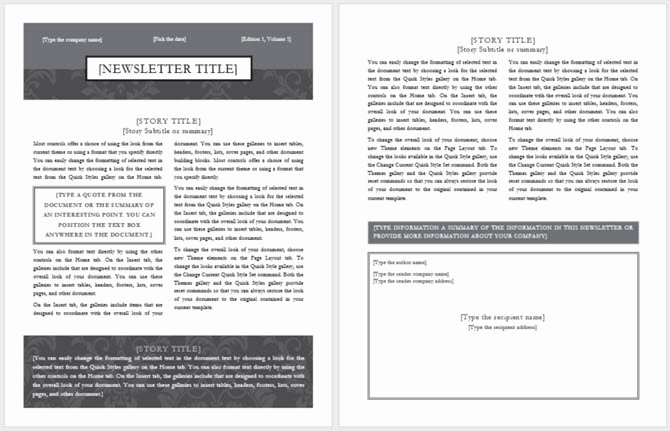 Free Office Newsletter Templates Inspirational 13 Free Newsletter Templates You Can Print or Email as Pdf