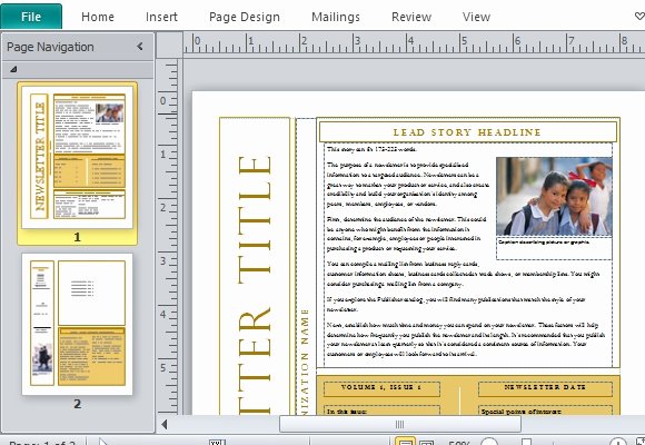 Free Office Newsletter Templates Unique Free Newsletter Templates