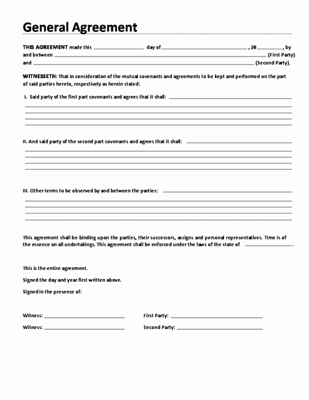 Free Partnership Agreement Template Word Best Of Housing Loan Contract Template – Microsoft Word Templates