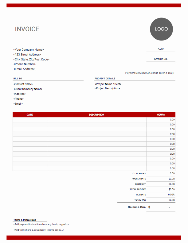 Free Photography Invoice Template New Consulting Invoice Templates Free Download