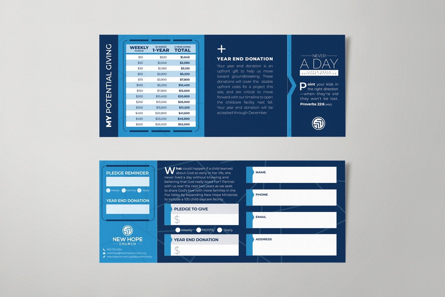 Free Pledge Card Template New Pledge Cards &amp; Mitment Cards