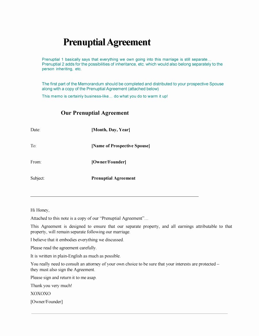 Free Prenup Agreement Template Elegant 30 Prenuptial Agreement Samples &amp; forms Template Lab