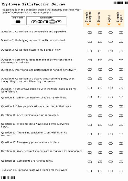 Free Printable Survey Template Elegant Employee Satisfaction Survey