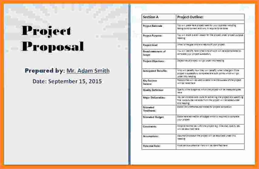 Free Proposal Templates for Word Elegant 4 Business Proposal Template Microsoft Word