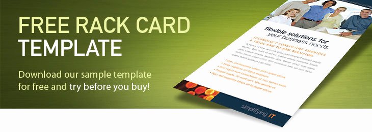 Free Rack Card Templates Awesome Free Rack Card Template