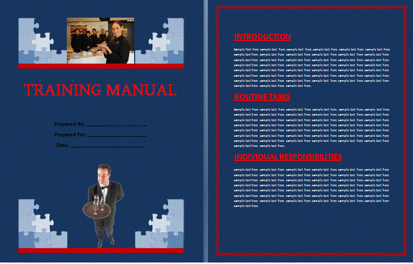 Free Training Manual Template New Training Manual Templates