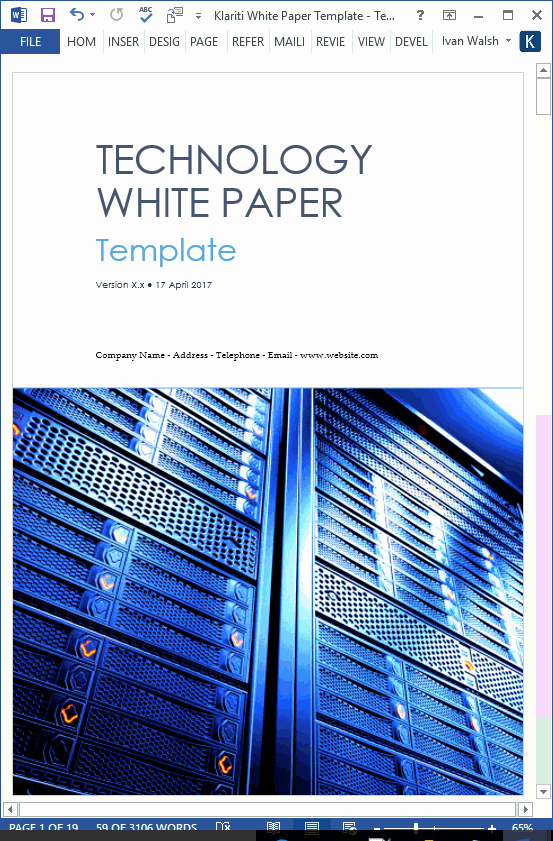 Free White Paper Template Beautiful White Papers – Ms Word Templates &amp; Free Tutorials