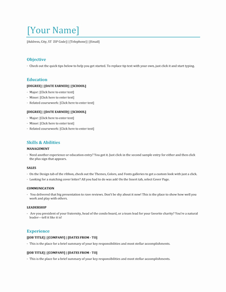 Functional Resume Template Word Luxury Microsoft Fice 365 Sample Resume Templates May 2013