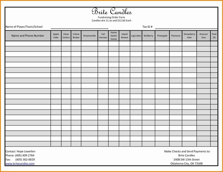 Fundraiser order form Template Free Lovely 17 Best Templates for order forms Images On Pinterest