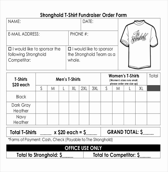 Fundraiser order form Template Free Unique Resume Holder Writingconsultant Web Fc2