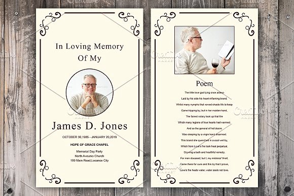 Funeral Prayer Card Template Free Lovely Funeral Prayer Card Template Card Templates Creative